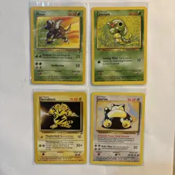 Vintage Pokemon Card Lot Base Set Rare Regular 1999-2000 Wizards Of The Coast NM - Image 1