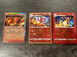 Pokemon Custom 3D Shadowbox Card Charizard, Charmeleon, And Charmander!! 🔥🔥🔥 - Image 1