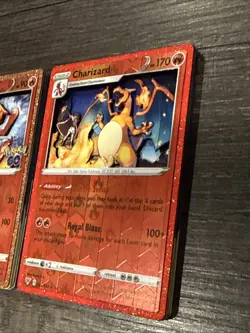 Pokemon Custom 3D Shadowbox Card Charizard, Charmeleon, And Charmander!! 🔥🔥🔥 - Image 2