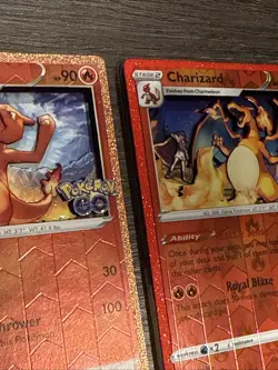 Pokemon Custom 3D Shadowbox Card Charizard, Charmeleon, And Charmander!! 🔥🔥🔥 - Image 4
