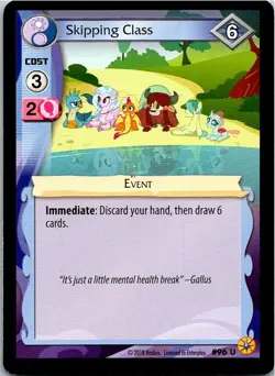 My Little Pony Friends Forever Card 96 U Skipping Class - Image 1