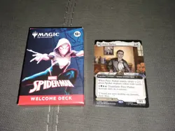 NYCC COMIC CON Magic The Gathering Spider-Man RED Welcome Deck & PROMO CARD - Image 1