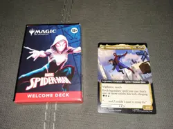 NYCC COMIC CON Magic The Gathering Spider-Man RED Welcome Deck & PROMO CARD - Image 2