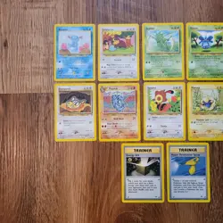 Vintage Pokemon Card Lot of 12 Neo Discovery Unlimited TCG WOTC - Image 2