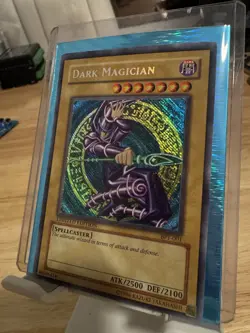 YUGIOH ERROR CARD DARK MAGICIAN • SECRET RARE • BPT-001 • REVERSE FOIL MISPRINT - Image 3