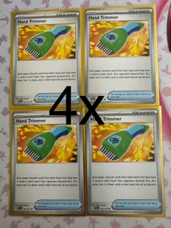 Hand Trimmer 150/162 x4 cards Sv05: Temporal Forces Regular Pokemon TCG - Image 1