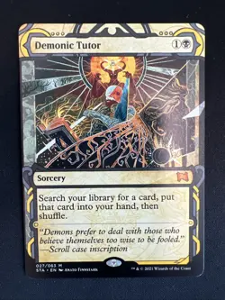 MTG Demonic Tutor - Strixhaven: Mystical Archives - LIGHTLY PLAYED - Image 1