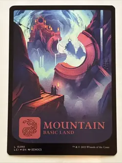 MTG The Lost Caverns of Ixalan Mountain Foil 0290 NM - Image 1