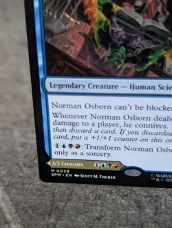 MTG, Norman Osborn (#0039), Marvel's Spider-Man, Non-Foil, NM Mythic - Image 2