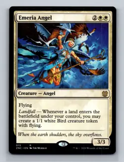 MTG Emeria Angel - Zendikar Rising Commander #015 - NM - Image 1