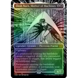 FOIL ELESH NORN, MOTHER OF MACHINES (BORDERLESS) (STEP-AND-COMPLEAT FOIL) (419) - Image 1
