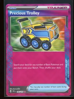 Precious Trolley 2024 Pokemon Surging Sparks 185/191 ACE Spec Rare Holo - Image 1