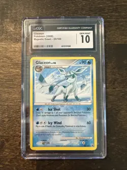 Glaceon 20/100 Diamond & Pearl Majestic Dawn 2008 Pokemon Card CGC 10 Gem Mint - Image 1