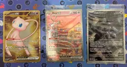 Pokemon 151 UPC Promo Set Mew SVP053 🔥 Mew ex 205/165 Mewtwo SVP052 - Image 1