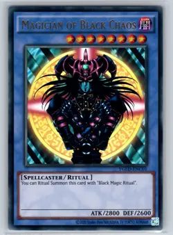 Magician of Black Chaos Ultra Rare Unlimited YGLD-ENC01 NM - Image 1
