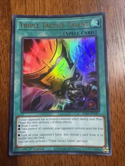 Triple Tactics Talents - RA01-EN063 - Ultra Rare - 1st Edition - Yugioh - Image 1