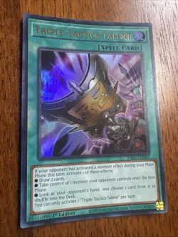 Triple Tactics Talents - RA01-EN063 - Ultra Rare - 1st Edition - Yugioh - Image 2