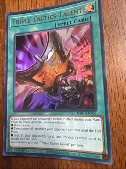 Triple Tactics Talents - RA01-EN063 - Ultra Rare - 1st Edition - Yugioh - Image 3