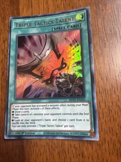 ( TRIPLE TACTICS TALENT ) Ultra Rare - MP21-EN143 1st NM Yu-Gi-Oh Mega Tin 2021 - Image 2