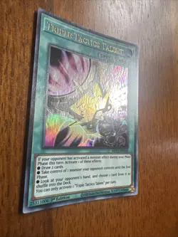 ( TRIPLE TACTICS TALENT ) Ultra Rare - MP21-EN143 1st NM Yu-Gi-Oh Mega Tin 2021 - Image 3