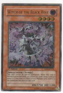 Yugioh! Witch of the Black Rose - ABPF-EN012 - Ultimate Rare - Unlimited Edition - Image 1