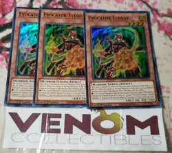 3x (M/NM) - Evocator Eveque - TOCH-EN015 - Super Rare - 1st Edition YuGiOh - Image 1