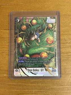 Son Goku: GT FB07-122 SCR Alt Art Wish For Shenron Dragon Ball Fusion World - Image 1