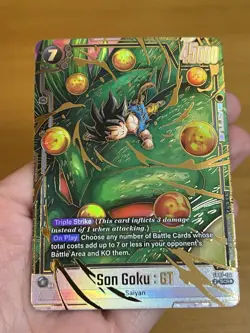 Son Goku: GT FB07-122 SCR Alt Art Wish For Shenron Dragon Ball Fusion World - Image 3