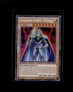 Yu-Gi-Oh! Dragons of Legend Legendary Knight Timaeus Secret Rare DRLG-EN001 NM/M - Image 1
