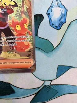 Pokemon TCG Destined Rivals Ethan's Adventure Full Art Trainer Card 236/182 - Image 4