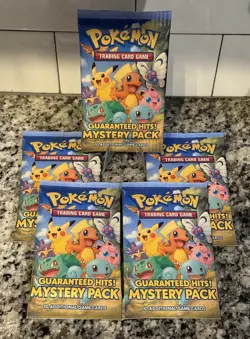 Pokemon TCG • Sealed Mystery Pack • 10 Cards 3 Guaranteed Hits (RH / Holo / etc) - Image 1