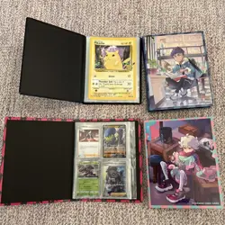 Pokemon Card Binder Lot With Cards And Jumbo Cards - Image 2