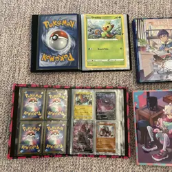 Pokemon Card Binder Lot With Cards And Jumbo Cards - Image 3