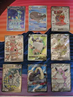 Pokemon TCG Singles: 9 cards: Full Art Pokemon - Image 1