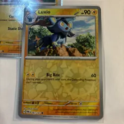 Pokemon Card Lot Luxio 067/167 Shinx 066 Reverse Holo Twilight Masquerade Mint - Image 2