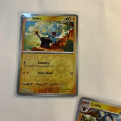 Pokemon Card Lot Luxio 067/167 Shinx 066 Reverse Holo Twilight Masquerade Mint - Image 4