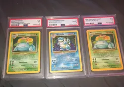 Pokemon Card PSA Graded Lot WOTC Base Set Blastoise + Venusaur Lot STARTING $1 - Image 1