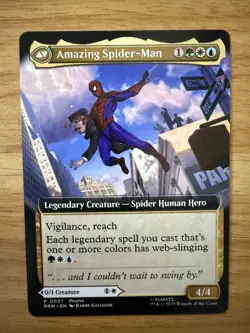 NYCC 2025 MTG Peter Parker / Amazing SPIDER-MAN PROMO Card Magic Gathering - Image 2