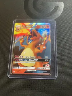 Pokemon TCG Charizard GX Hidden Fates Holo Ultra Rare Card 9/68 NM Condition - Image 1