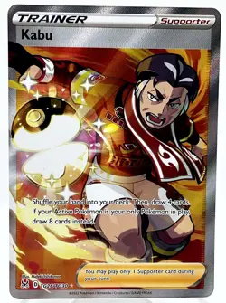 Kabu TG26/TG30 Lost Origin Full Art Holo Trainer Gallery 2022 Pokemon TCG Card - Image 1