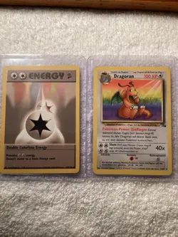 Pokemon Dragoran Card & Double Colorless Energy Card Set (G3) - Image 1