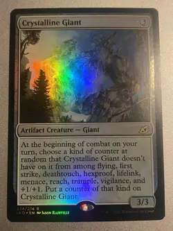MTG FOIL Crystalline Giant - Ikoria: Lair of Behemoths Card # 234 - Image 1