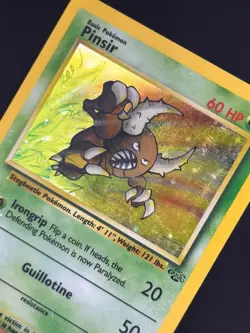 Pinsir Holo 9/64 Unlimited Jungle Pokemon Card Lightly Played Condition 1999 - Image 3