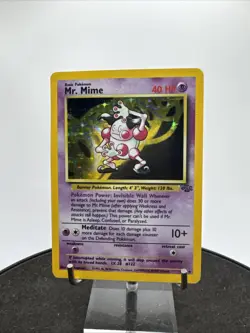 Mr. Mime 6/64 Holo Card Jungle Set 1999 Pokemon WOTC - Image 2