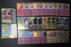 Lot of 150 Pokemon Cards V/VMAX/EX/Full Art/GX/Trainer/Holos Modern Collection - Image 1