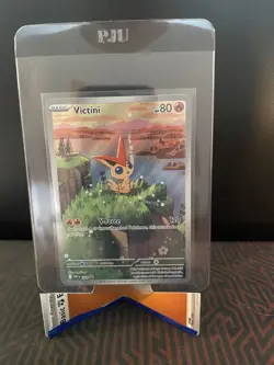 Victini 208 - Pokemon TCg Sv: Black Bolt and White Flare Promo Card Full Art NM - Image 1