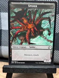 MTG TCG: Spider 7/19, (Token) Adventures In The Forgotten Realms - Image 1
