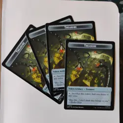 (4) Treasure (0007) / Human Citizen (0004) Token *PLAYSET* Marvel: Spider-Man NM - Image 2
