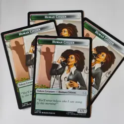 (4) Treasure (0007) / Human Citizen (0004) Token *PLAYSET* Marvel: Spider-Man NM - Image 3