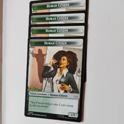 (4) Treasure (0007) / Human Citizen (0004) Token *PLAYSET* Marvel: Spider-Man NM - Image 4